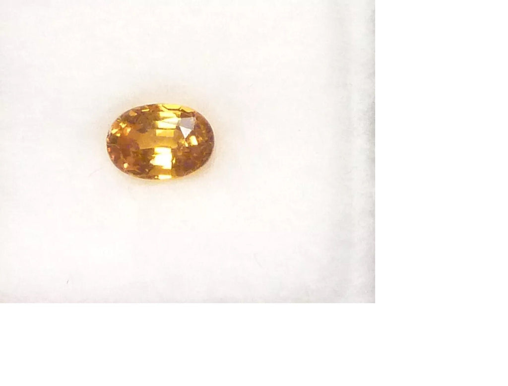 Yellow Sapphire 7x5mm Gemstone 1.12 Carats VVS