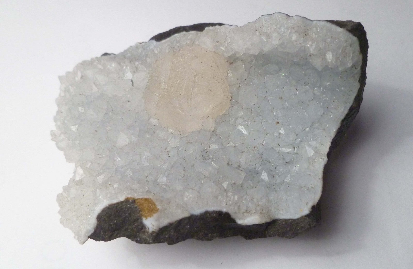Calcite Crystals with Selenite Crystal Geode