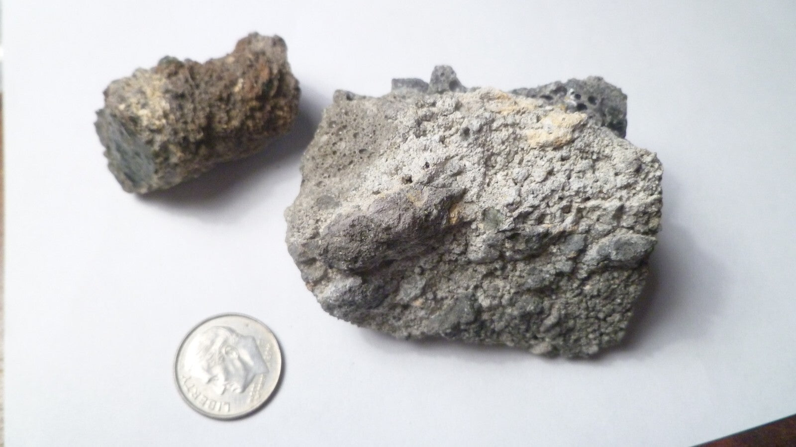 LOT of 2 Black Fulgurites lightning fused sand Fossil Lightning