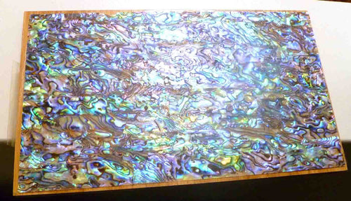 3"x5.5" Natural Paua Shell Veneer INLAY OVERLAY Luthier Scrapbook Cut Punch DIY!