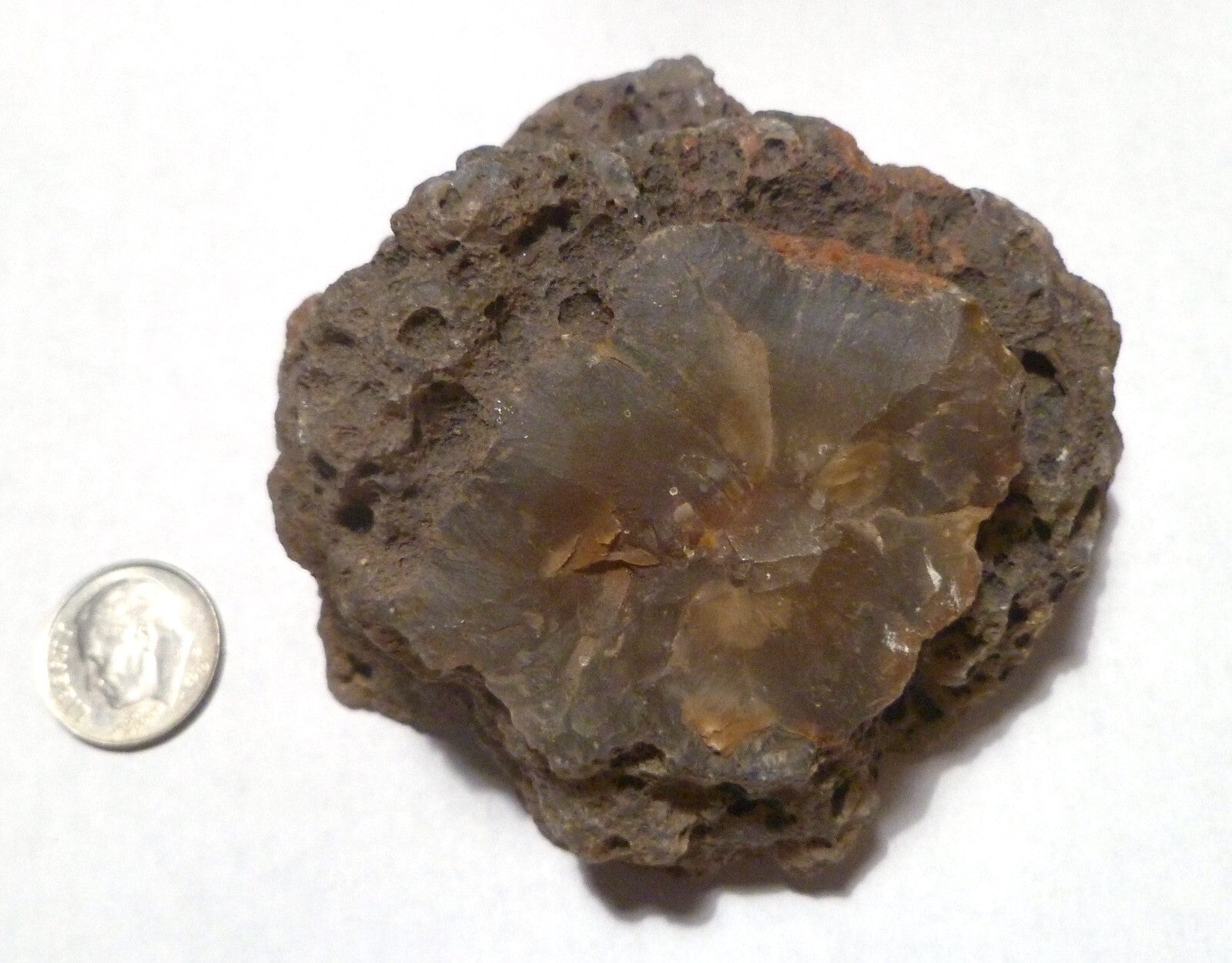 Large Half Malawi Agate Half Nodule Malawi 224 grams