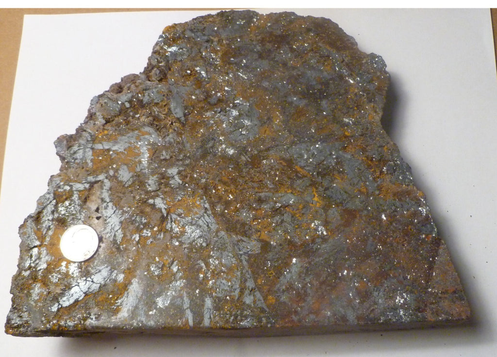 5lb 10oz BIG Hematite Crystal Polished Slab  8.25" Arizona Free Standing