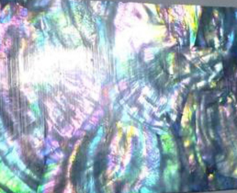 DARK Rainbow Mother of Pearl INLAY Thin Shell Veneer Luthier DIY Scrapbook Deco