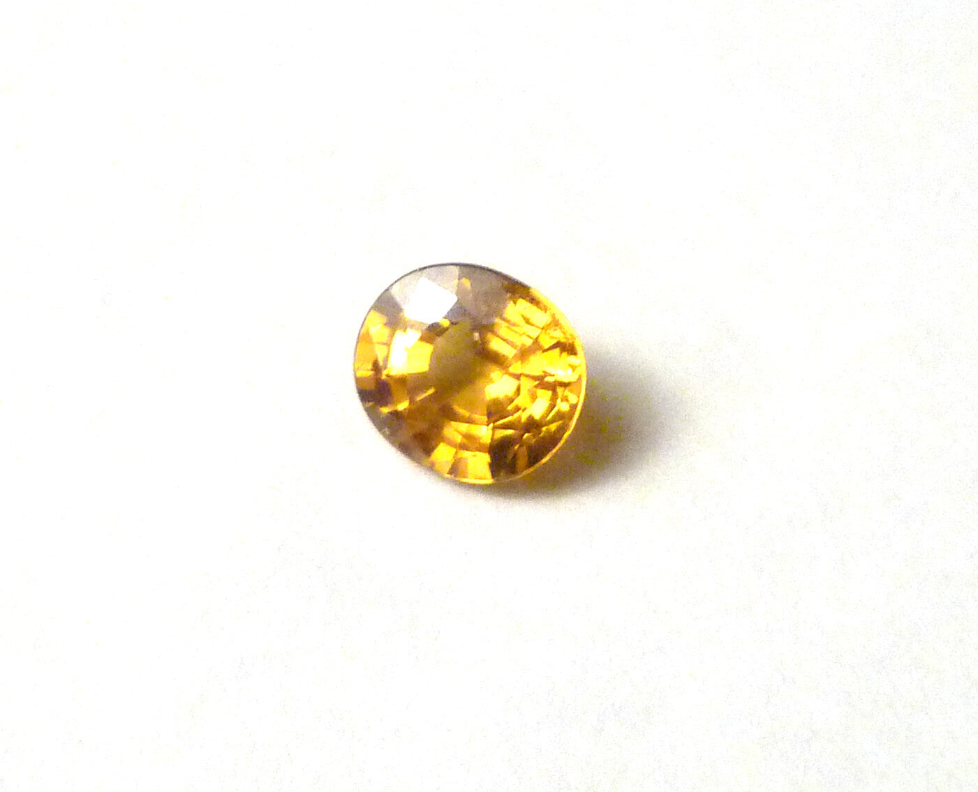 VVS 1.09 Cts Natural Sapphire Golden Yellow Dazzling Finest Gemstone