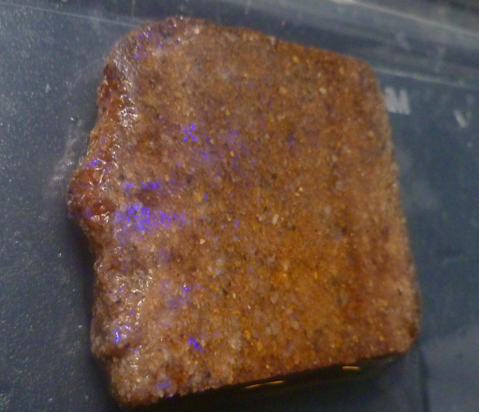 RARE Purple Sparkling Neon Louisiana Fire Opal Polished Lapidary Stone 155 cts