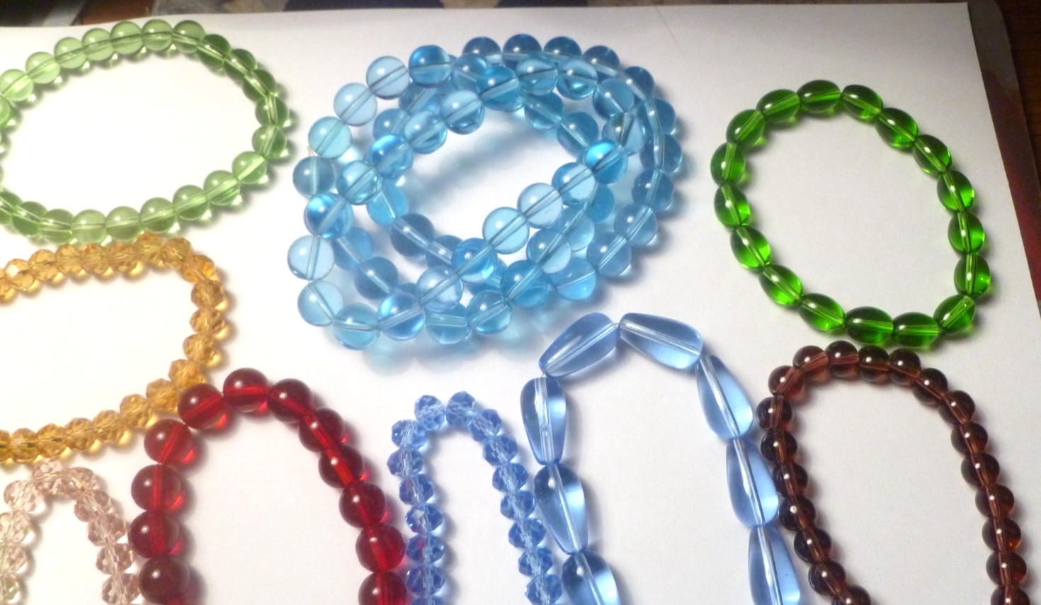 Gemstone Stretch Bracelet Buy One or More Citrinie, Amethyst,Topaz...