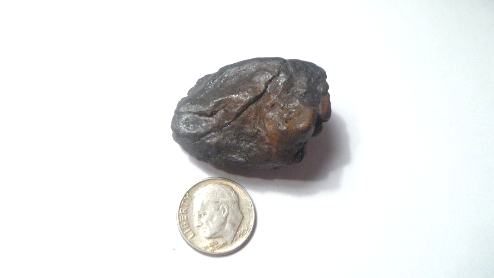 36mm Iron Space Rock Meteor 4.5 BILLION YR METEORITE Nan Dan 24.3g