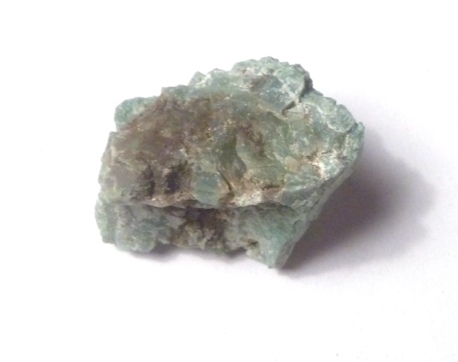 CHROMIUM! Mint GREEN Petrified Wood Log ARIZONA 35.6 cts 28mm