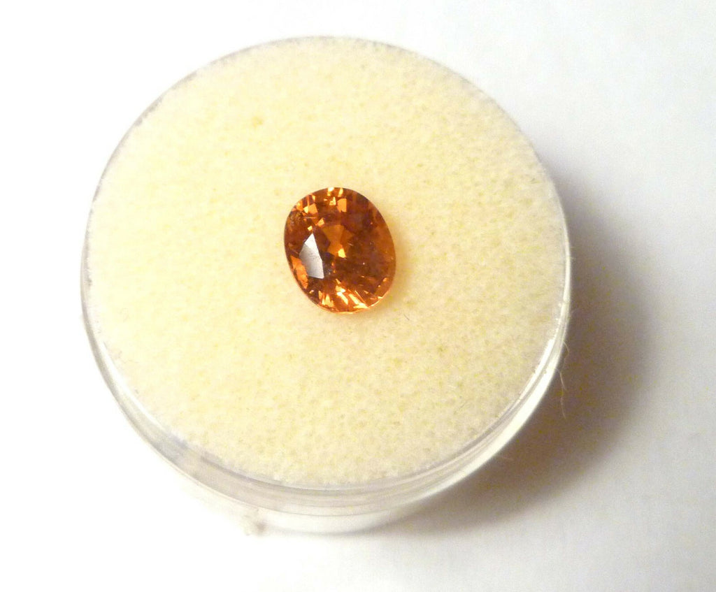 Spessartine,Mandarin Garnet 1.78ct (7.5x 5 Oval ) Gemstone, Loose Spessertitte