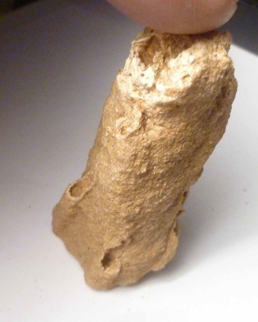 70mm Natural Glass FULGURITE CREATED BY LIGHTNING! Fossil Lightning 41.9g