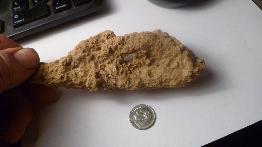 TOTALLY TUBULAR! 4.75" Natural Glass DOUBLE FULGURITE from LIGHTNING 121mm