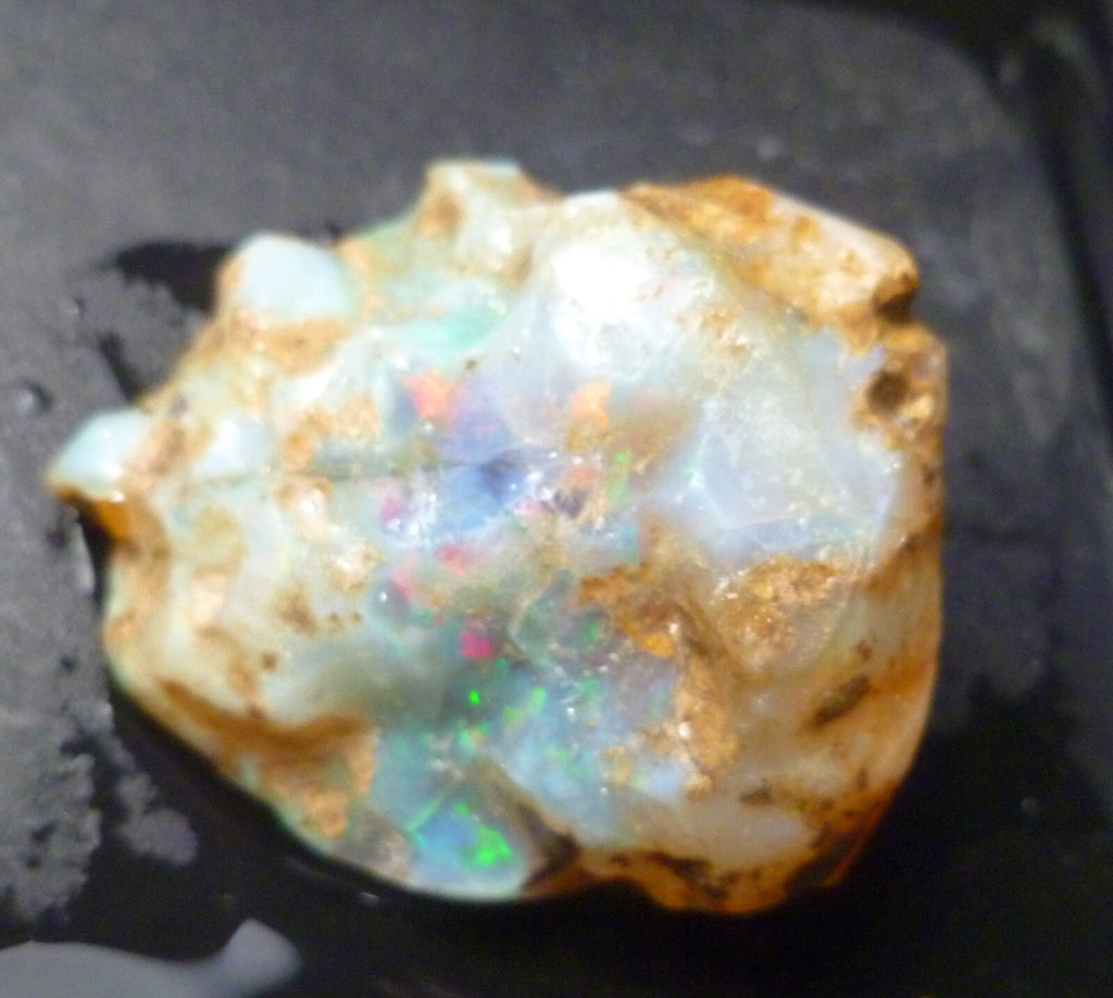 CRYSTAL OPAL NUGGET Ethiopian Precious Welo Opal  FLASH 90cts