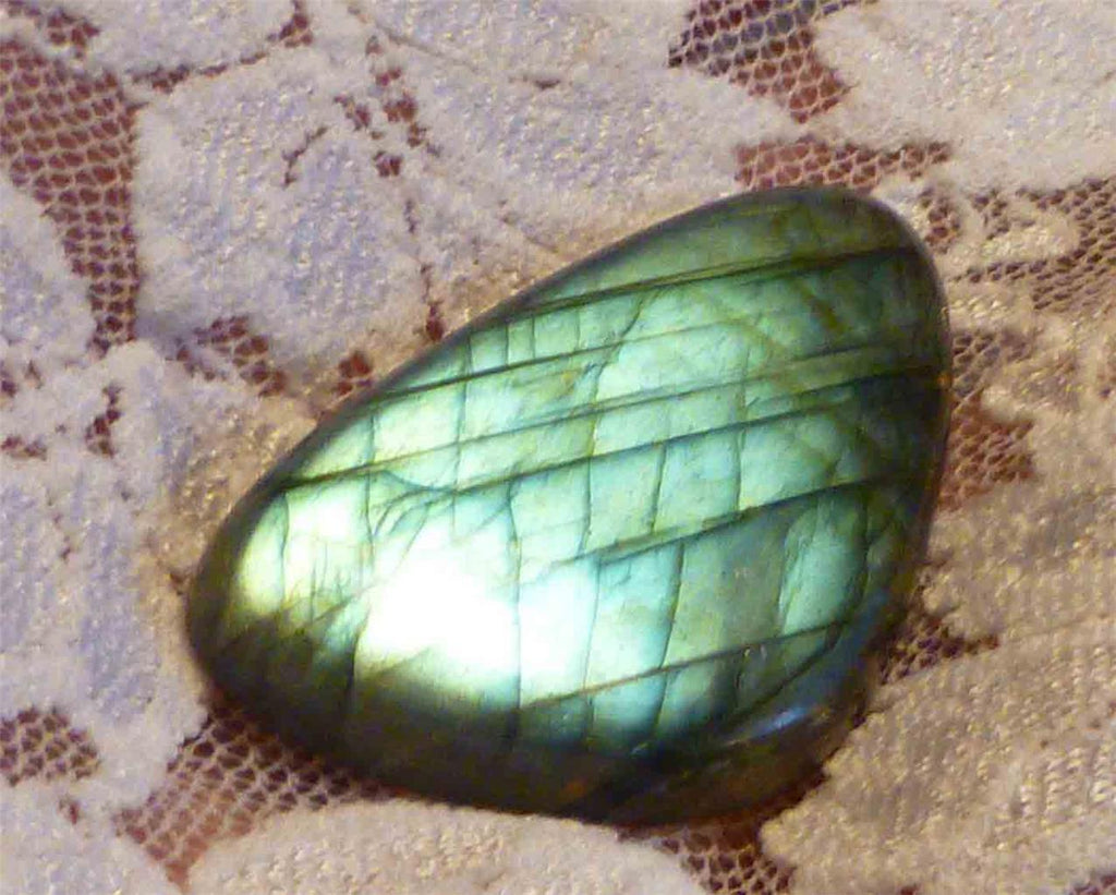 40x23.5 mm A+ BLUE Labradorite cabochon 51cts