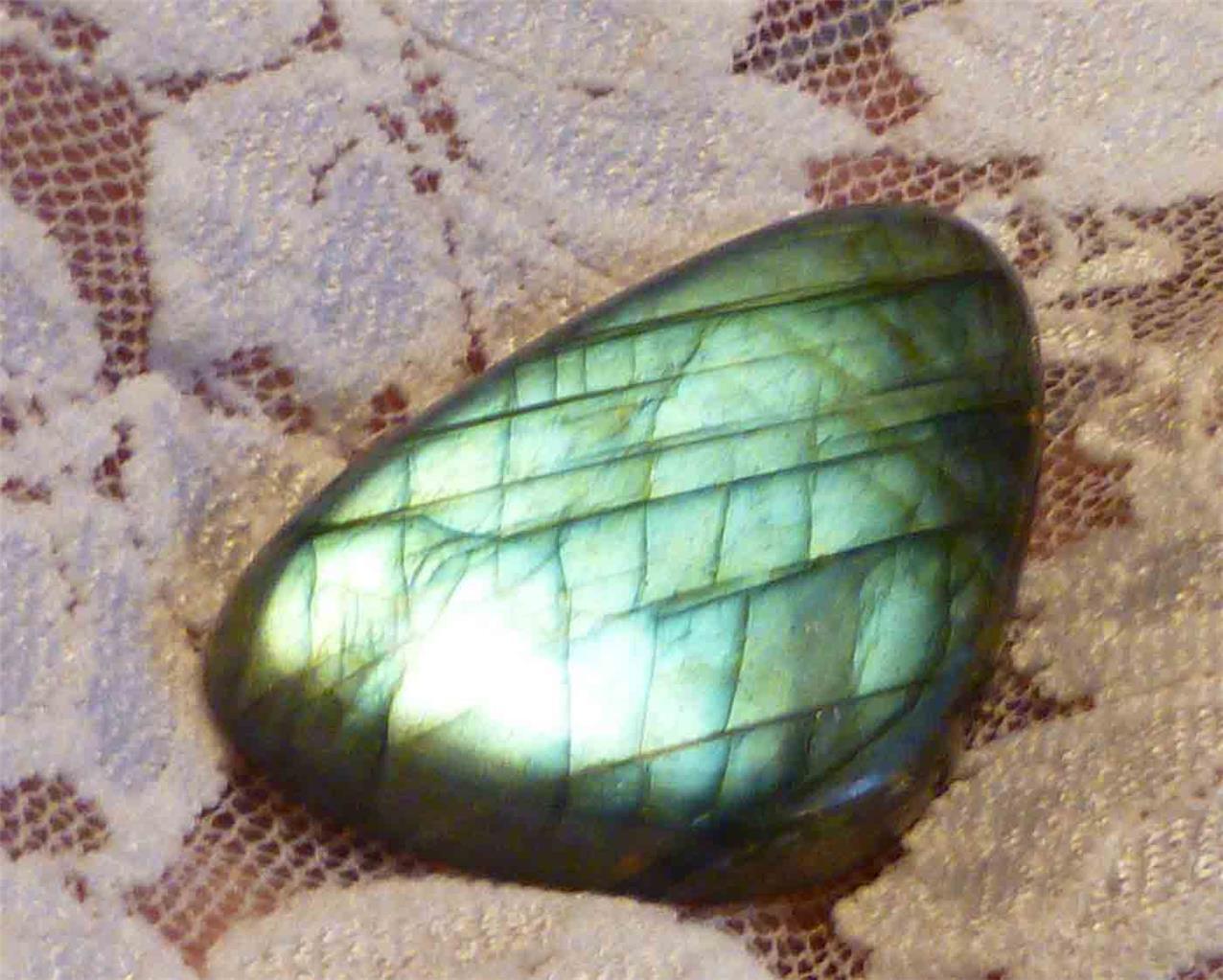 40x23.5 mm A+ BLUE Labradorite cabochon 51cts