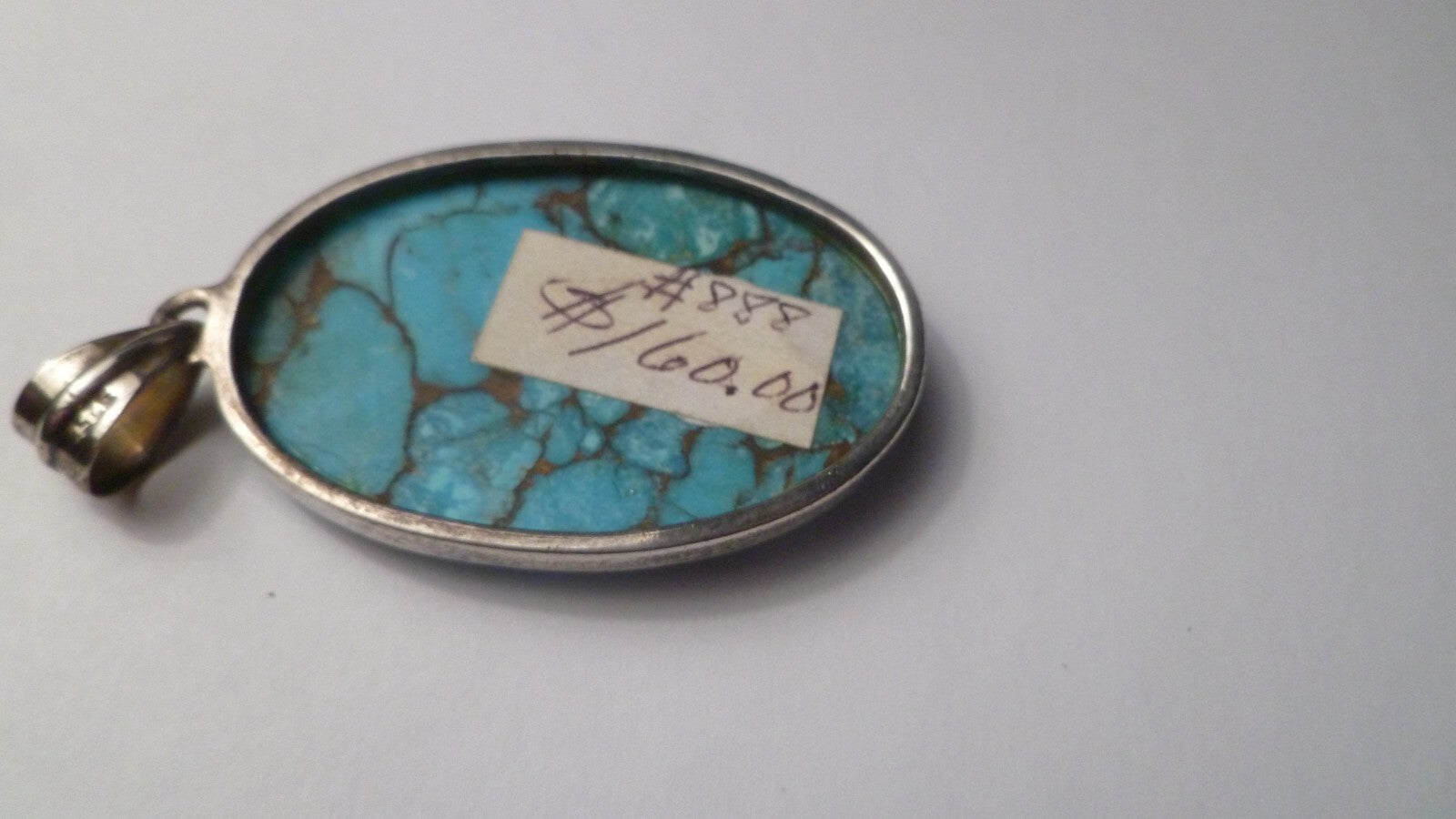 Minimalist Turquoise, topaz peal 925 SS Silver Pendant