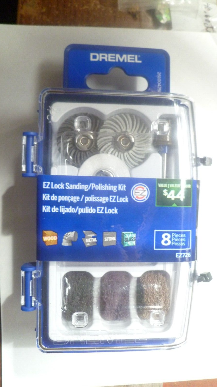 Dremel EZ Lock Sanding/Polishing Kit 8 pc
