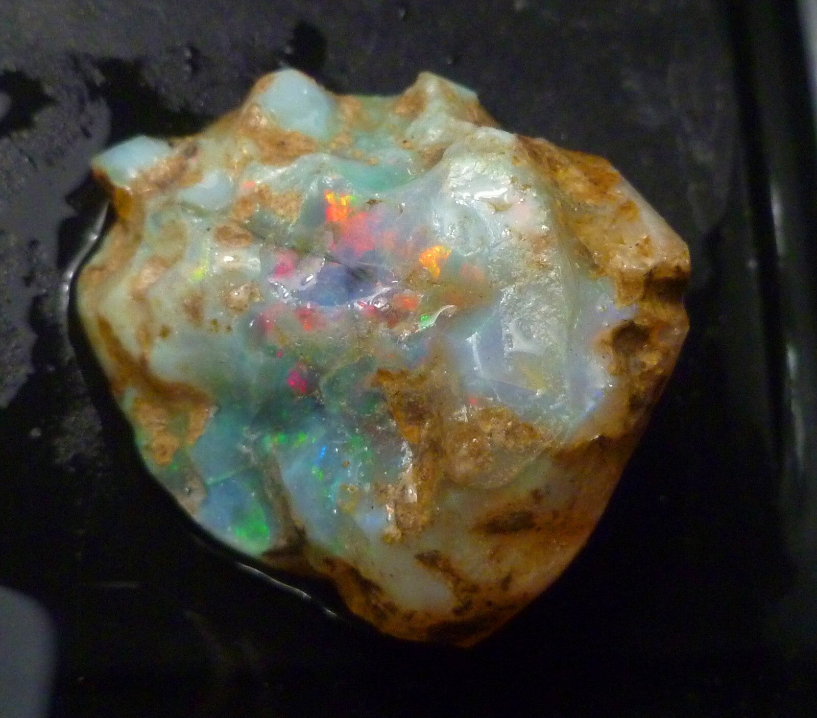 CRYSTAL OPAL NUGGET Ethiopian Precious Welo Opal  FLASH 90cts