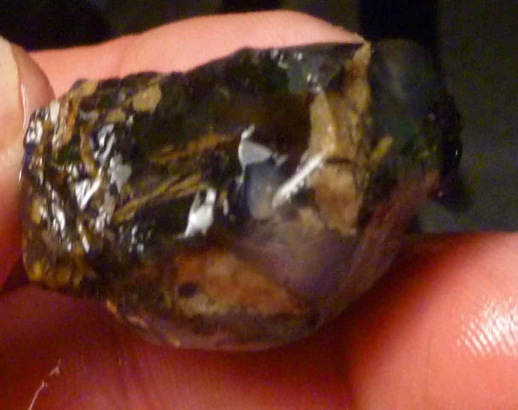 XXX Rare Ghost OPAL Ethiopia Precious Opal Crystal with a Ghost