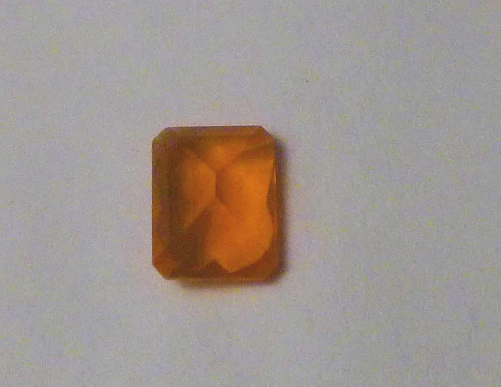 10x8mm Firey Sunset Fanta Opal Gemstone Emerald Cut Ethiopian Ethiopia 2.31 cts