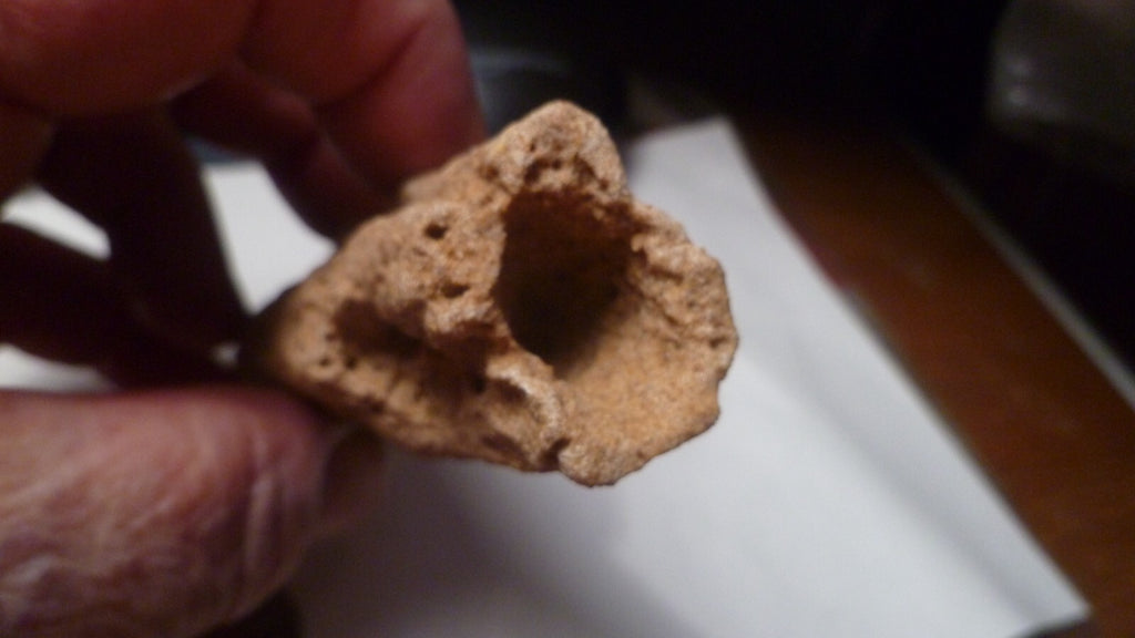 4.75" Fulgurite lightning fused sand Sahara Fossil Lightning