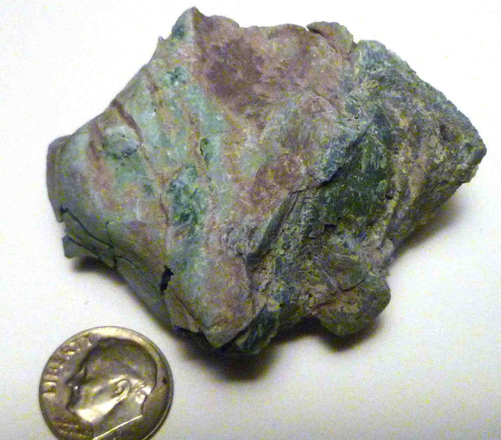 CHROMIUM! Extremely RARE Mint GREEN Petrified Wood Log ARIZONA 74.1