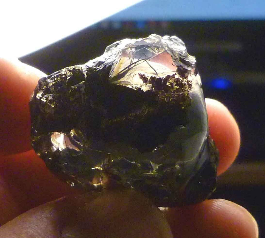XXX Rare Ghost OPAL Ethiopia Precious Opal Crystal with a Ghost