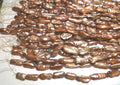 AA Very Big 16-20 Pearls per 15.5" Strand 20-30mm Size, Rose/Pink baroque pearl 