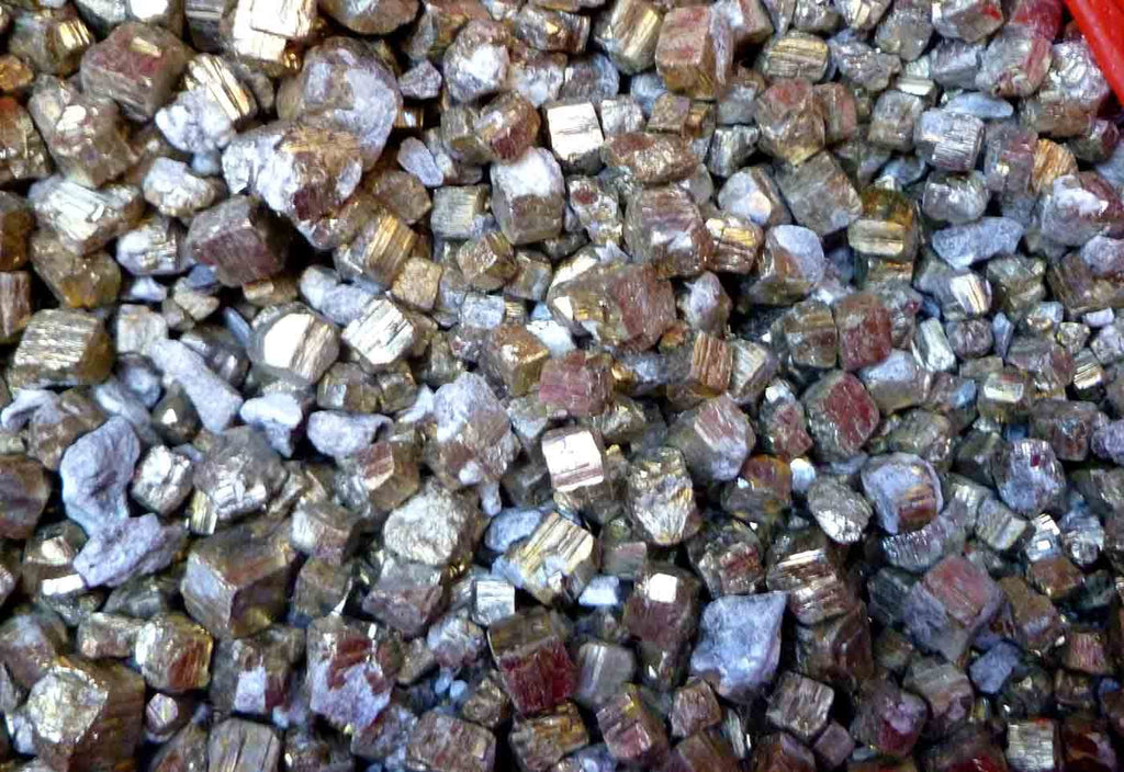 Lot of GOLDEN Pyrite Crystals Great for SPECIMENS, miniature DECORATIONS