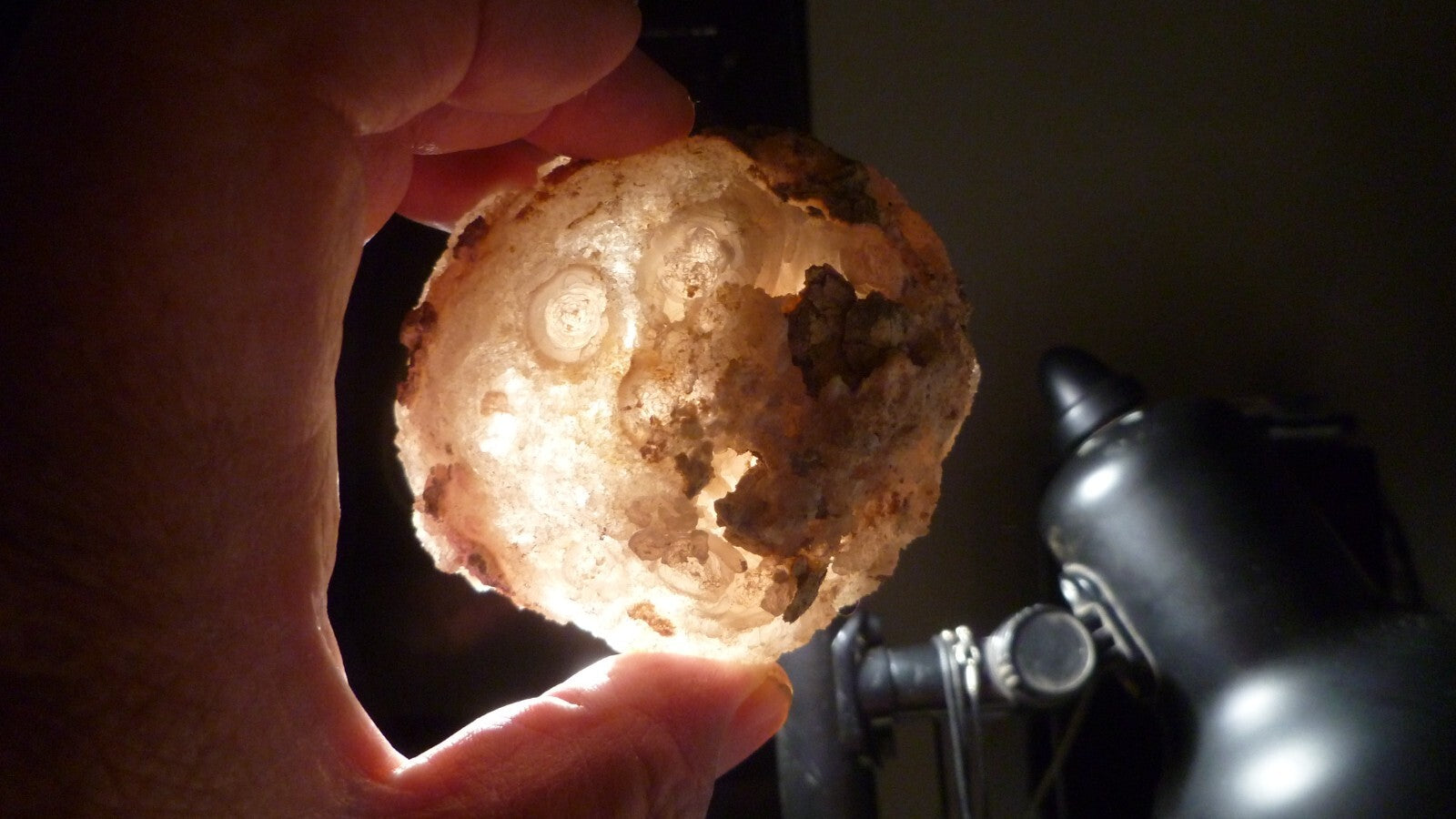 SNOWBALL TRANCAS GEODE NATURAL DRUZY MEXICO AMAZING SPECIMEN!
