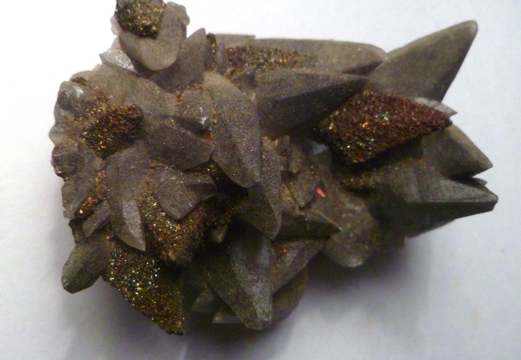 RARE 98.4g Natural Dog Tooth Calcite Crystals Druse Mineral Specimen