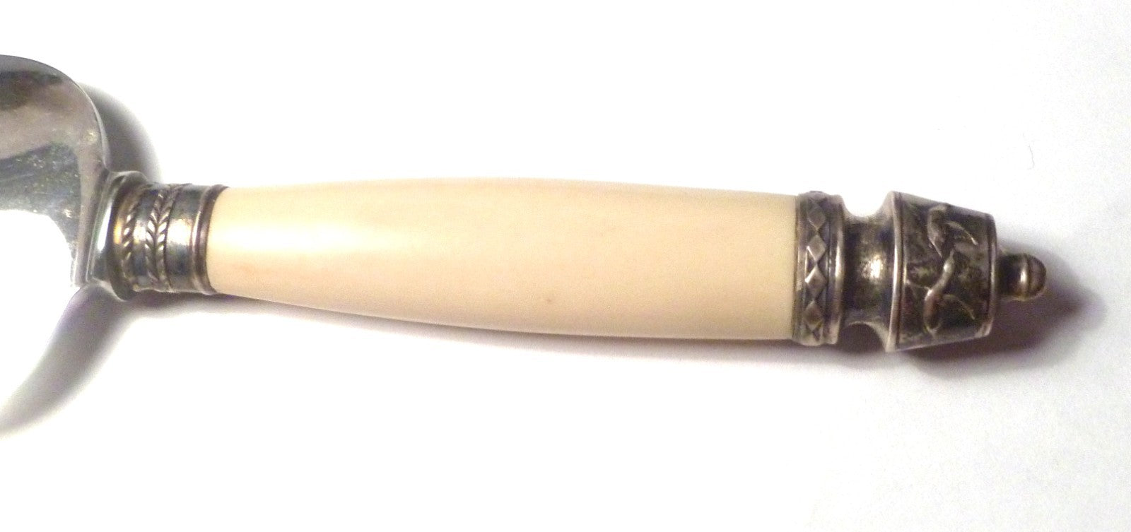 Insico Sterling Silver Bone Handle Cake Pie Server 10.5"