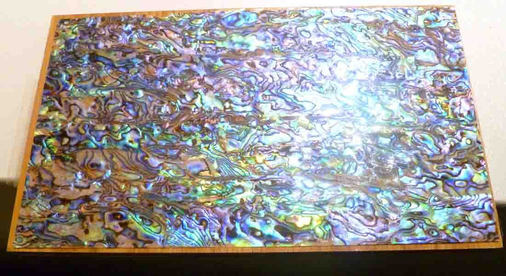 Natural Paua Shell Veneer INLAY OVERLAY Luthier Scrapbooking Die Cut, Punch DIY!