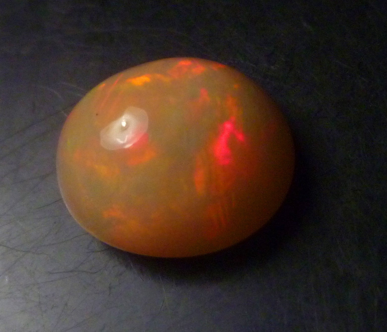 6.95Ct OVAL ravishing Natural Ethiopian Welo Opal Loose Gemstone 13x15mm