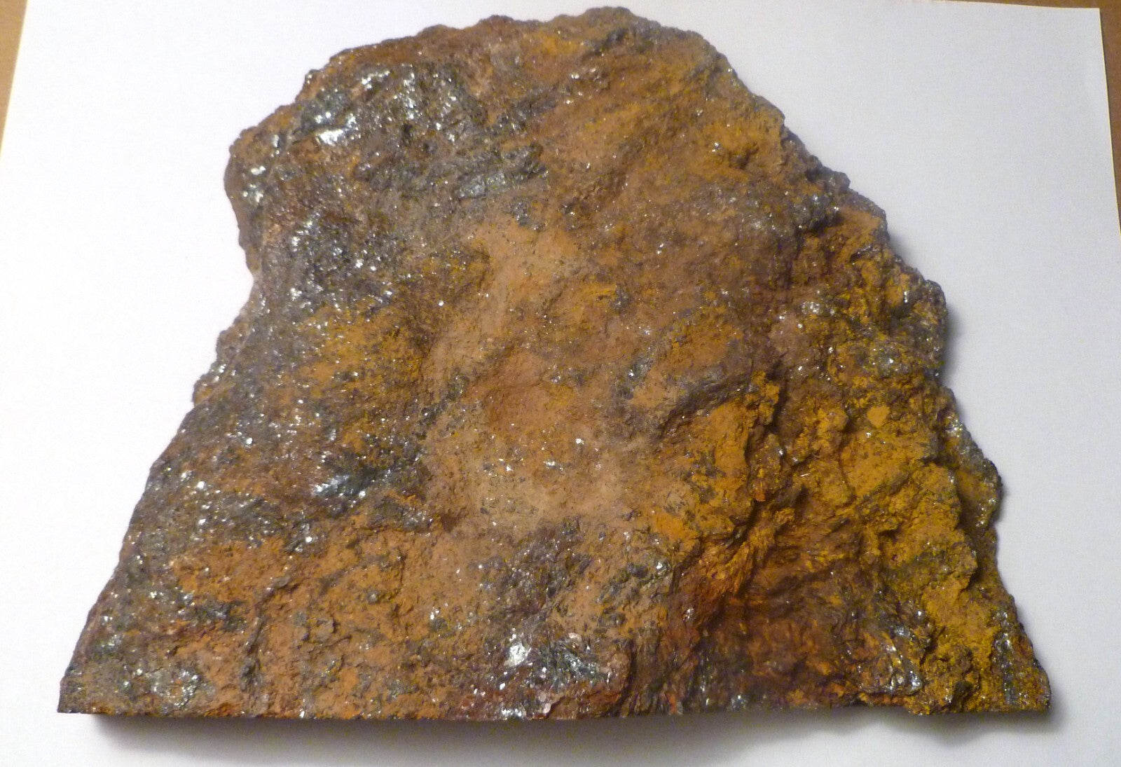 5lb 10oz BIG Hematite Crystal Polished Slab  8.25" Arizona Free Standing