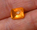 10x8mm Firey Sunset Fanta Opal Gemstone Emerald Cut Ethiopian Ethiopia 2.31 cts