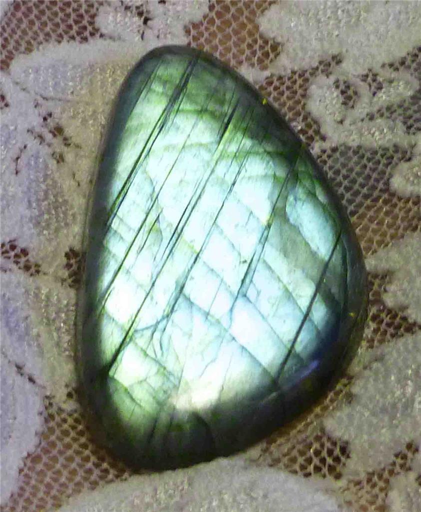 40x23.5 mm A+ BLUE Labradorite cabochon 51cts