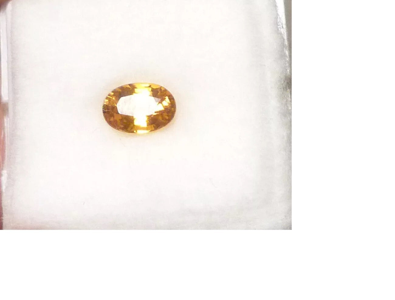 Yellow Sapphire 7x5mm Gemstone 1.12 Carats VVS