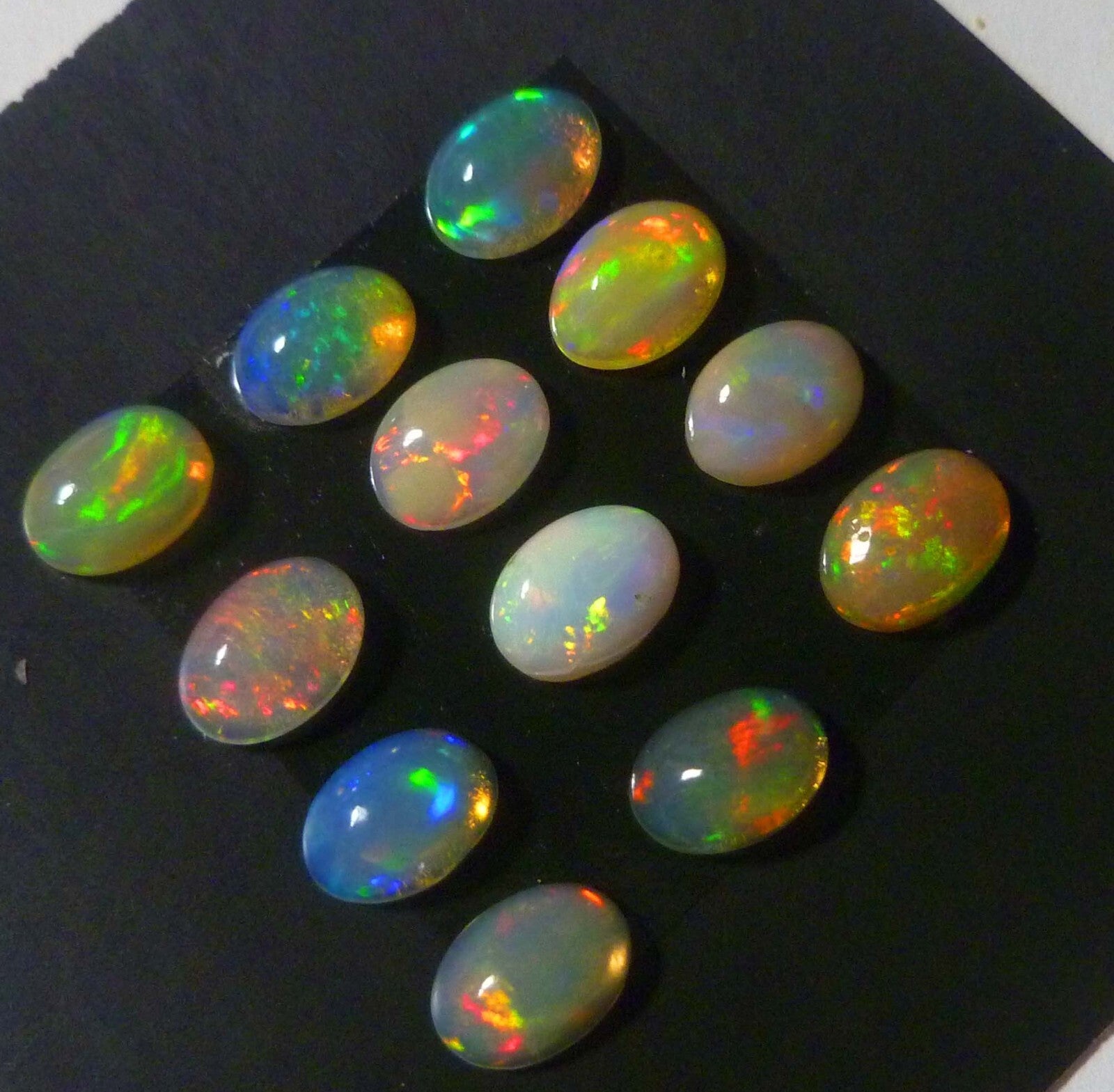 Ethiopian Solid Opals 7x5mm Loose Gemstone Sold Separately US SELLER
