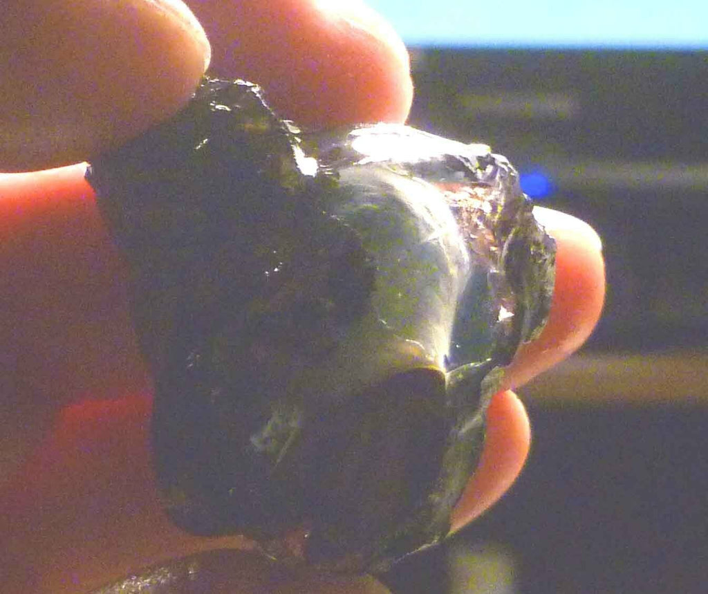 XXX Rare Ghost OPAL Ethiopia Precious Opal Crystal with a Ghost