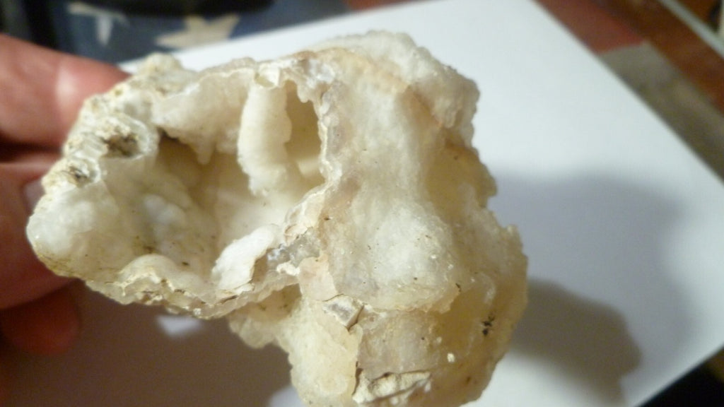 Calcite Geode Mexico Worm Tube in a "Cave" AWESOME