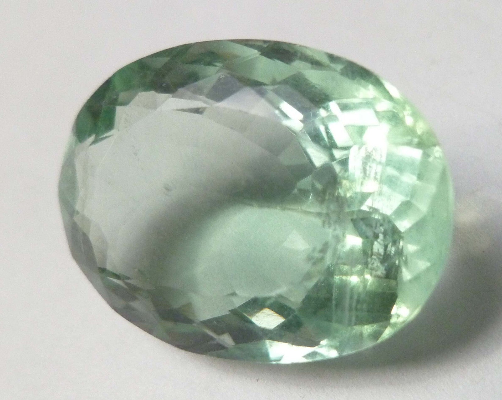 32.9cts Stunning Natural Green Amethyst(Prasiolite) Gemstone 23x17mm