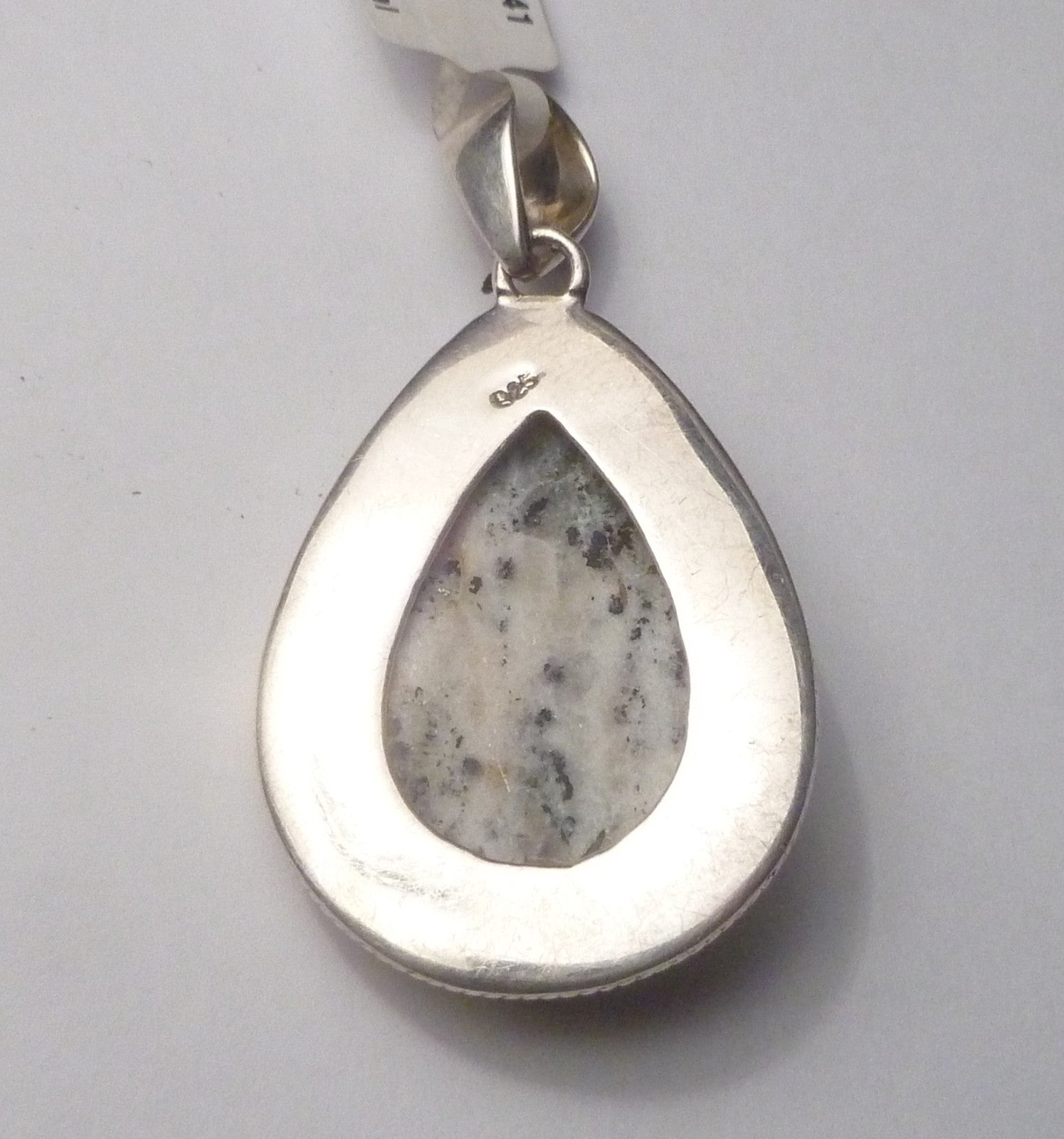 Minimalist Astrophylite Crysal .925 Sterling Silver Designer PENDANT 50mm $158
