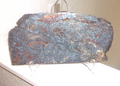 2lb 8oz BIG Hematite Crystal Polished Slab  8.75" Arizona