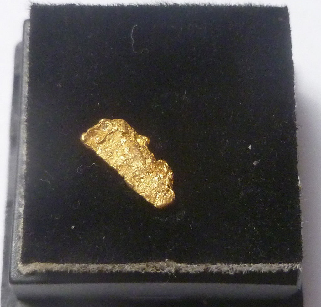 BC Canada Gold Nugget .456 grams Crystal Gold specimen