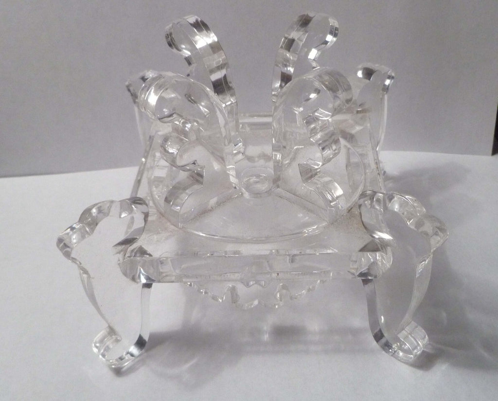 Ornate Acrylic Display Stand Sphere Support Holder Reiki Healing Gift