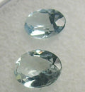 Lot of 2 5x7mm Oval IF Genuine Natural Aquamarine 1.42cts