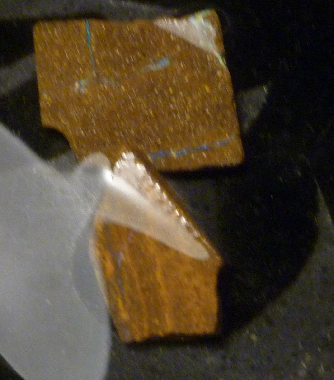 Lot of 2 Australian Queensland Boulder Opal Rough 45 carats