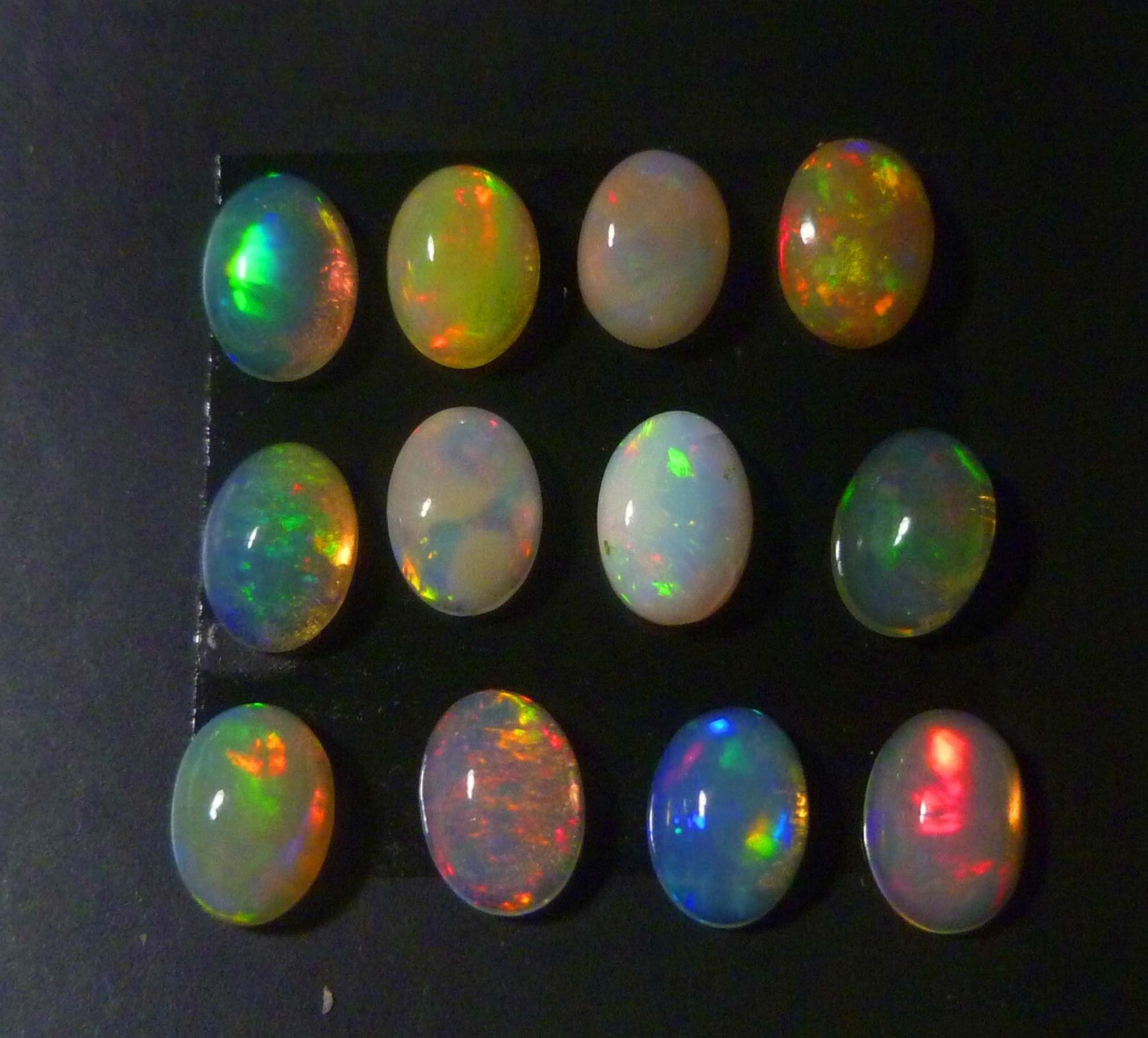 Ethiopian Solid Opals 7x5mm Loose Gemstone Sold Separately US SELLER