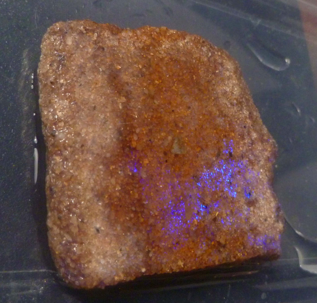 RARE Purple Sparkling Neon Louisiana Fire Opal Polished Lapidary Stone 155 cts