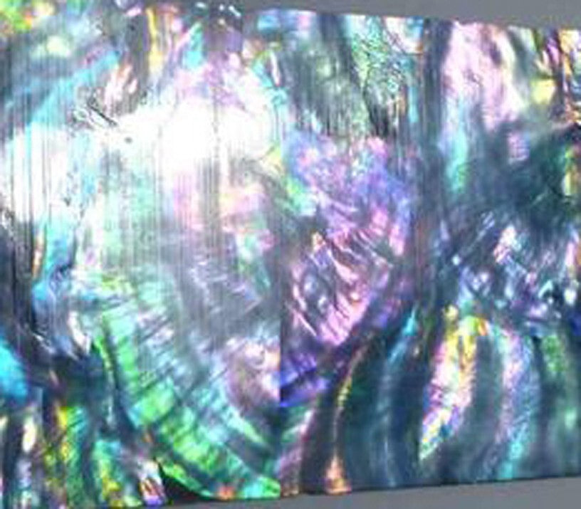 DARK Rainbow Mother of Pearl INLAY Thin Shell Veneer Luthier DIY Scrapbook Deco